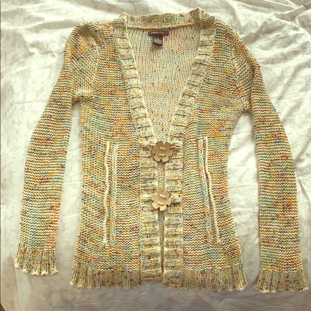 BCBGMaxAzria colorful knitted sweater